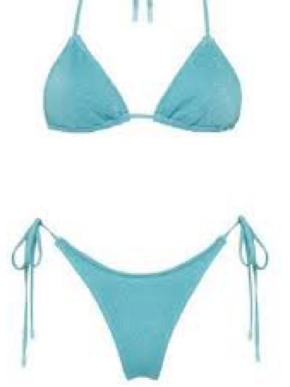 Triangl swimwear Shimmery Teal Triangle Bikini